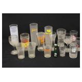 Assorted Advertising Glasses