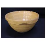 9" Yellow Stoneware Bowl