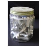 Old Cookie Cutters & Jar