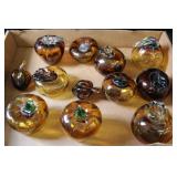 Amber Hand Blown Fruit