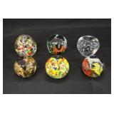 Small Art Glass Paperweights
