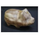 6" Stoneware Piggy Bank