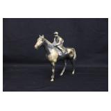 Metal Horse & Jockey