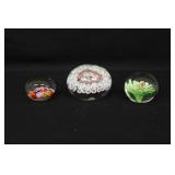 Small Art Glass Paperweights