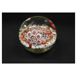 3.5" Murano Style Art Glass Paperweight