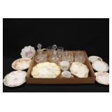 Cruets & Hand Painted Dishes