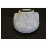 Unmarked Cobalt Blue Pottery Vessel