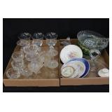 Sundae Dishes & Pressed Glassware