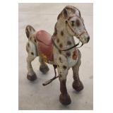 Mobo Bronco Vintage Bouncy Metal Horse