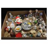 Assorted Figurines & Vintage Santa Claus