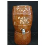 Maxwell House Ice Tea Stoneware Dispenser