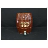 Oriental Ice Tea Stoneware Dispenser