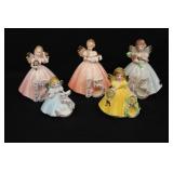Josef Originals Porcelain Birthday Angel Figurines