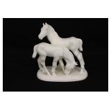 Porcelain Germany Horse & Foal Figurine