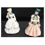 MCM Florence Ceramics Figurines "Elaine" &
