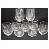 25 Year Club Griffon Wine Glasses