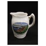 Keokuk, Iowa Lock & Dam Souvenir Creamer