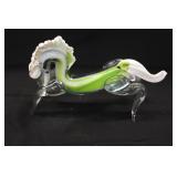 Murano Style Art Glass Horse