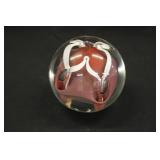 A. Jablonski Art Glass Paperweight