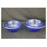 Modern Cobalt Mixing Bowls