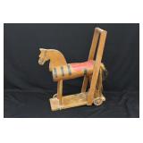 Push-a-Long Wooden Horse