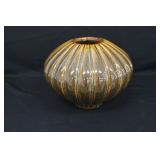 7 1/2" Ceramic Melon Vase