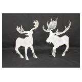Frosted Glass Moose