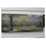 L.T. Conradt Landscape Oil on Canvas