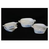 CorningWare Blue Cornflower Dishes