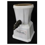 Welch Ade Milk Glass Soda Fount Syrup Dispenser