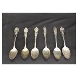 Sterling  Souvenir Spoons