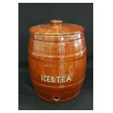 Ceramic Ice Tea Barrel
