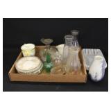Milk Bottles, Lamps & Collectible Glassware
