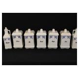 7 Piece Porcelain Canister Set
