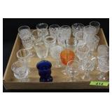 Pressed Glass Cordials