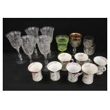 Assorted Stemware & Vigoral Advertising Glasses