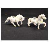 Hagen-Renaker Head Up & Head Down Circus Ponies