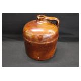 Brown Glazed Stoneware Jug