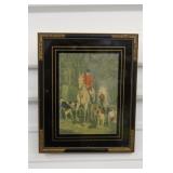 "Morning Going to Cover" Vintage Lithograph Print