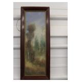 Vintage Rural Landscape Print
