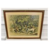 H. Alken "End of the Hunt" Hunting Scene Framed Pr