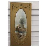 Framed Pastel Landscape Painting