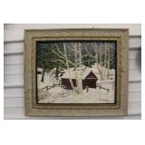 Framed Canvas Painting