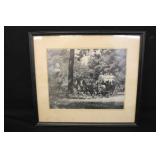 Harry Burkhart "Coach & Family" Print