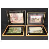 Fox & Hound Hunting Scene Prints