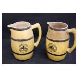 Old Kentucky Root Beer Barrel Pitchers