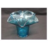 MCM Ruffle Top Glass Vase