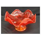9" Viking Art Glass Fruit Bowl