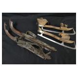 Vintage Pairs of Ice Skates