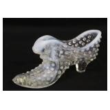 Fenton Hobnail Opalescent Slipper